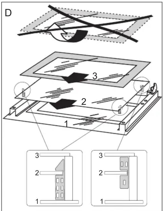 AMICA SHC 11675 E - Démontage de la vitre intérieure - 3