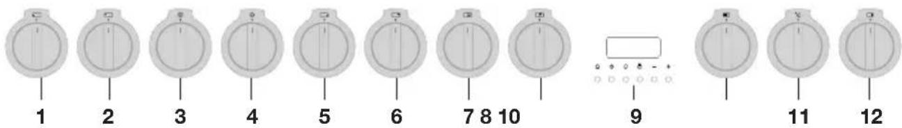 Atag FG1070DA - Bedieningspaneel - 1