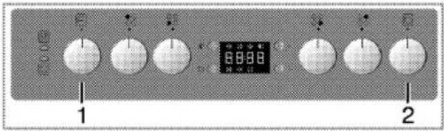 PRIVILEG PCCF 80211261 X - Temperatur und Betriebsart einstellen - 1