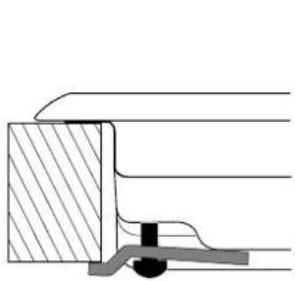 HOTPOINT PZ 750 R GH K/HA - Schema voor de bevestiging van de haken - 2