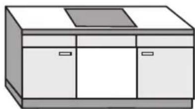 MIELE KM 520 - Side / rear clearances to the cooktop - 3