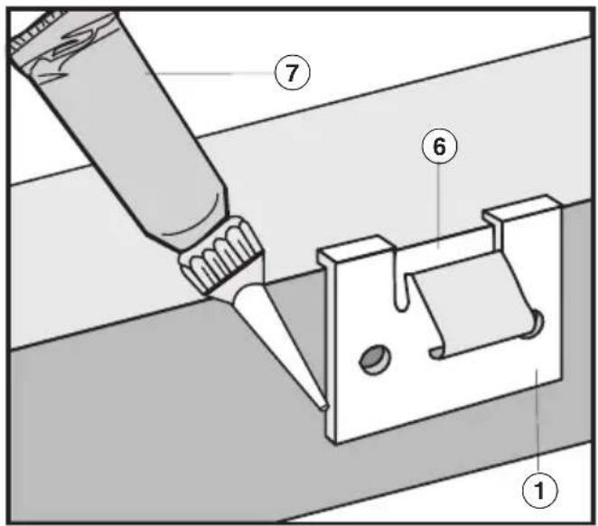 MIELE KM 523 - Fixation des agrafes - 3