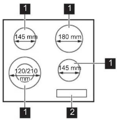 ZANUSSI ZEV6341XBA - KOCHFELDANORDNUNG - 1