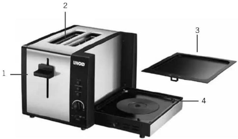 UNOLD 38905 Snack Master - SINGOLE PARTI - 1