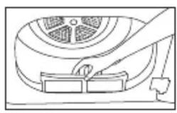 BEKO DV 7120 - Филтър с капак - 1