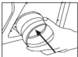 BEKO DV 7120 - Ventilation hose and connection (for products equipped with an outlet vent) - 1