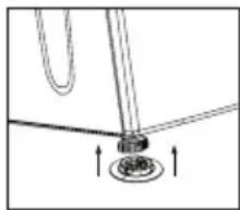 BLOMBERG TKF 7230 - Füße einstellen - 1