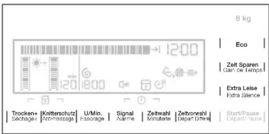 ELECTROLUX TWSL6E201 - FONCTIONS SPÉCIALES - 1