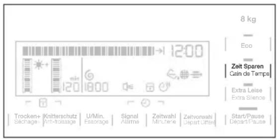 ELECTROLUX TWSL6E201 - FUNKTION ZEIT SPAREN - 1