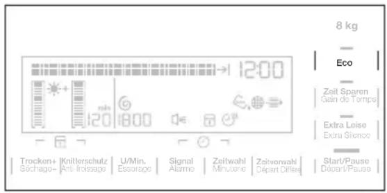 ELECTROLUX TWSL6E201 - FUNKTION ECO - 1