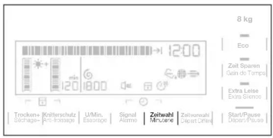 ELECTROLUX TWSL6E201 - FONCTION MINUTERIE - 1
