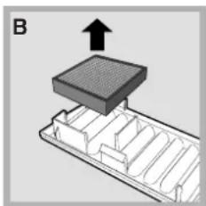 INDESIT 3D A - Replacing the I Odour filter - 2