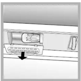 INDESIT RA 25 EU - Replacing the light bulb - 1