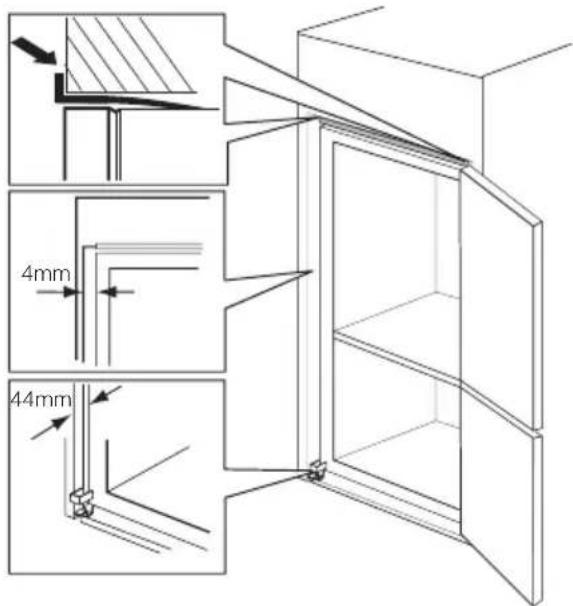 Juno Electrolux JDN44121 - Installing the appliance - 3