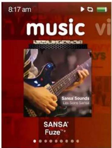SANDISK Sansa Fuze+ - Recently Played Mode - 1