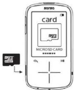 SANDISK Sansa Fuze+ - Card Instructions - 3