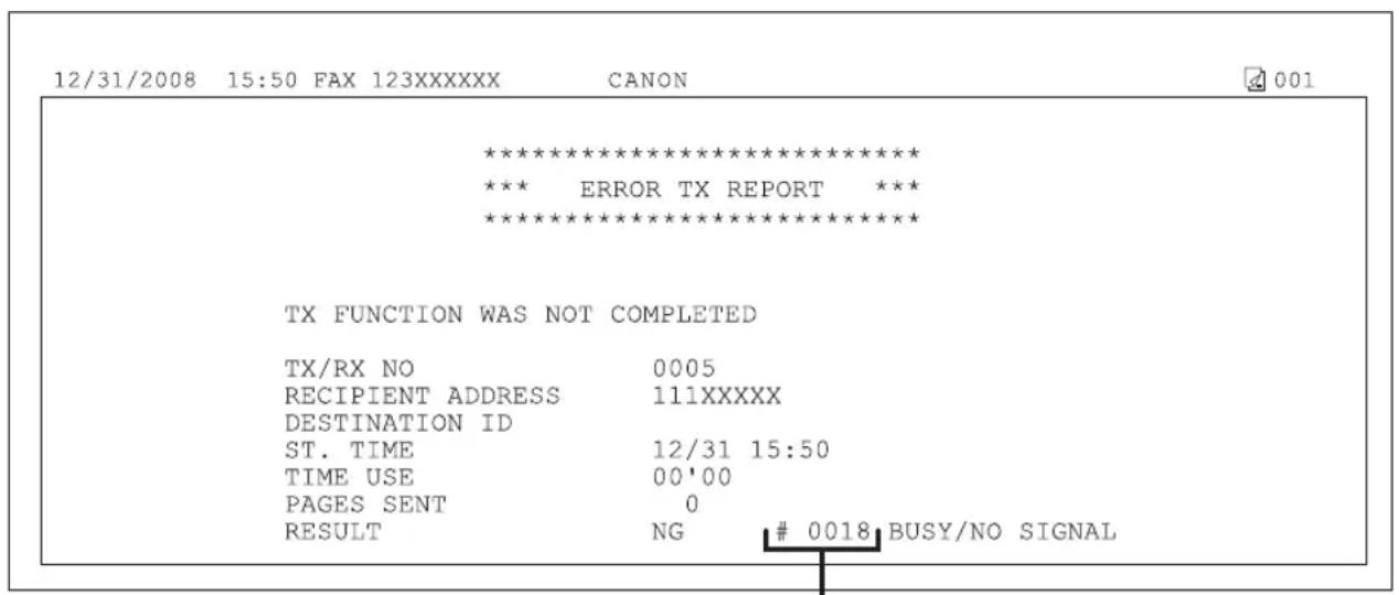 CANON imageClass D1120 - Error Codes (D1180/D1170/D1150) - 1