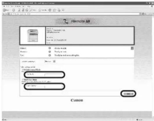 CANON imageClass D1120 - For default settings: - 2