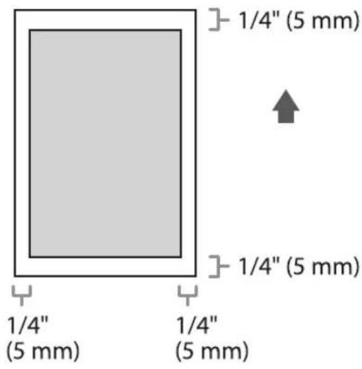 CANON imageClass D1120 - Printable Area - 1