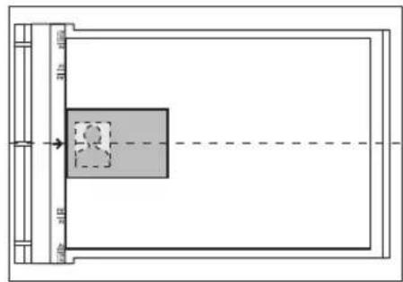 CANON imageClass D1120 - Place a card on the platen glass. - Place a card as indicated below. - 1