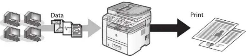 CANON imageClass D1120 - Overview of the Print Functions - 1