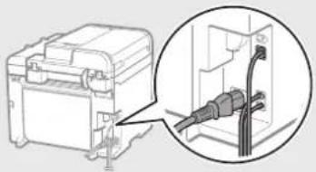 CANON imageClass MF4770n - Verify that the cables are connected properly and that the power is switched ON (See the Starter Guide.) - 1