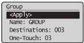 CANON imageClass MF4770n - Registering Recipients for Group Dialing - 7