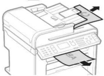 CANON imageClass MF4770n - Press [ ] (Start). - 1