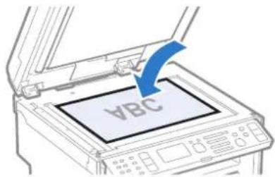 CANON imageClass MF4770n - Placing Documents on the Platen Glass - 1