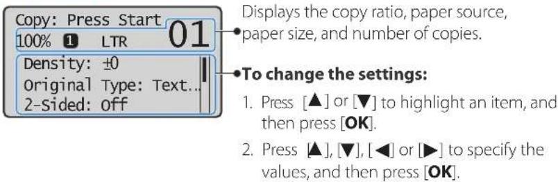 CANON imageClass MF4770n - Copy Mode - 1