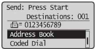 CANON imageClass MF4770n - Sending a Fax to Multiple Destinations (Sequential Broadcast) - 1