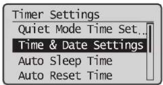 CANON imageClass MF4770n - Set Date and Time - 2