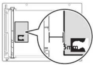 CANON imageClass MF4770n - Place an ID on the platen glass. - 4