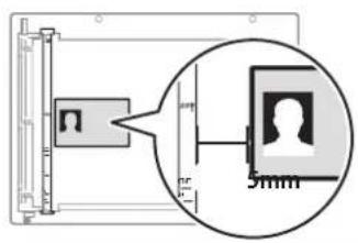 CANON imageClass MF4770n - Place an ID on the platen glass. - 2