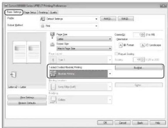 CANON imageClass MF4770n - Print a Booklet - 1