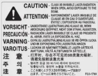 CANON imageClass MF4770n - CAUTION - 1