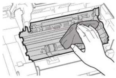 CANON imageClass MF4770n - Cleaning the Interior - 1