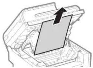 CANON imageClass MF4770n - Clearing Paper Jams Inside the Machine - 3