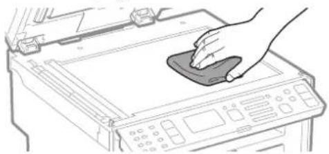 CANON imageClass MF4770n - Cleaning the Platen Glass - 1