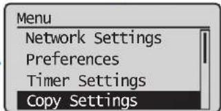 CANON imageClass MF4770n - Navigating the Menu - 2