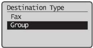 CANON imageClass MF4770n - Registering Recipients for Group Dialing - 3