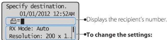 CANON imageClass MF4770n - Fax Mode - 1