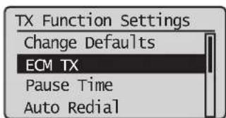 CANON imageClass MF4770n - Changing Fax Sending Settings - 2