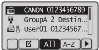 CANON imageClass MF4770n - Registering Recipients for Group Dialing - 5
