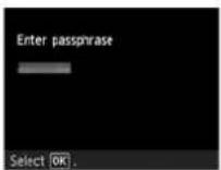 CANON Pixma MX520 - WPA/WPA2 - 4
