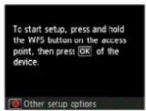 CANON Pixma MX520 - Connection Using WPS - 1