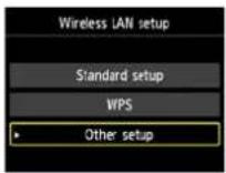 CANON Pixma MX520 - Connection via Advanced setup - 3