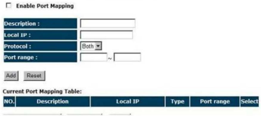 ENGENIUS ERB9250 - Port Mapping - 1