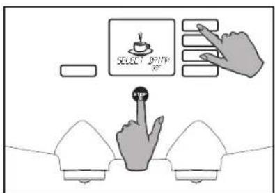 Douwe Egberts Cafitesse 60 - To activate the operator menu: - 1