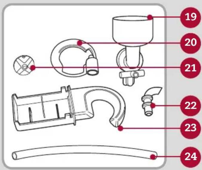 NESCAFE Alegria 8-60 Espresso - BASIC PARTS OF tHE MACHINE - 1